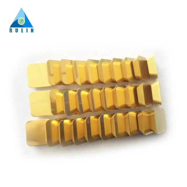 Yellow Square tungsten carbide milling insert